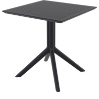 Стол пластиковый Siesta Contract Sky Table 70 чёрный