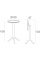 Стол пластиковый барный складной Siesta Contract Sky Folding Bar Table 60
