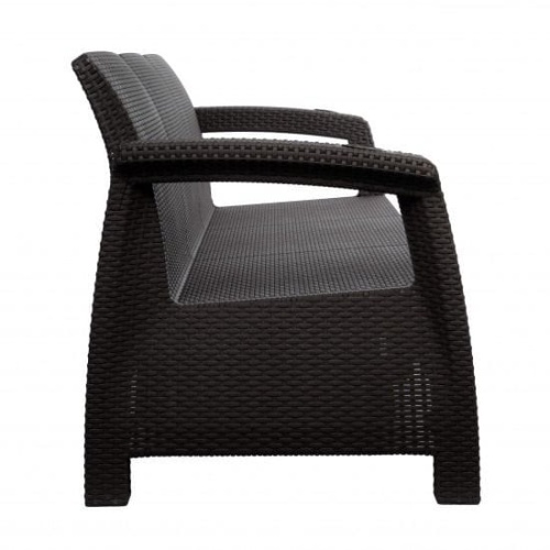 Диван Yalta Sofa3 Set (без подушек), Шоколадный