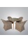 Комплект мебели T368/Y490 Beige (4+1)