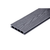 Террасная доска 3D текстура дерева AISTONE из МПК 140*25*4000мм двусторонняя, за м.пог, Графит