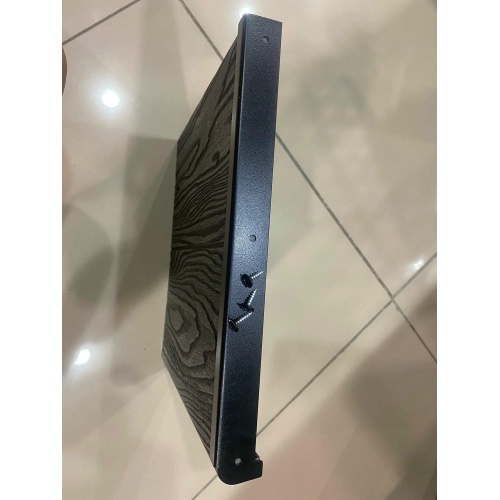 Комплект заглушек для ступени 320*25мм TalverWood micro, металл (2 шт.), Антрацит