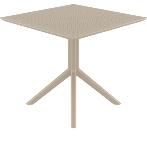 Стол пластиковый Siesta Contract Sky Table 80 бежевый