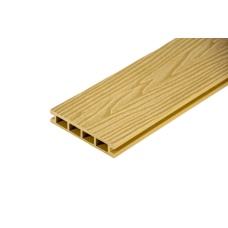 Террасная доска 3D текстура дерева AISTONE из МПК 140*25*4000мм двусторонняя, за м.пог, Песочный