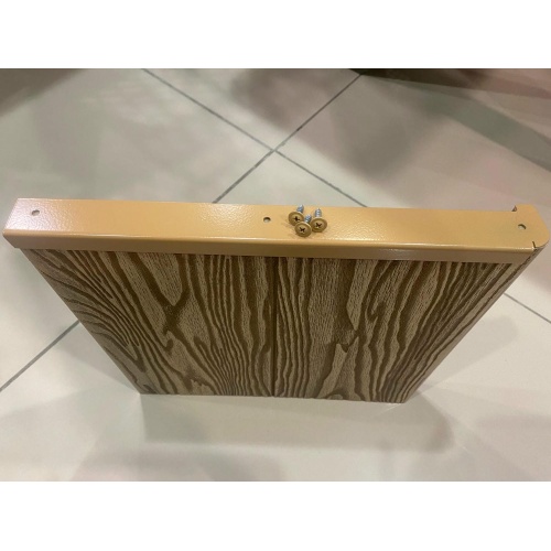 Комплект заглушек для ступени 320*25мм TalverWood micro, металл (2 шт.), Орех