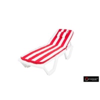 Матрас для шезлонгов B:rattan Nilo и Miami Италия бело красный