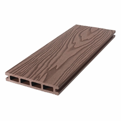 Террасная доска двухсторонняя тик TalverWood 3D 150*25мм (3/4/6 м) 3D текстура дерева, м.пог