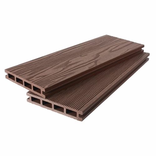 Террасная доска двухсторонняя тик TalverWood 3D 150*25мм (3/4/6 м) 3D текстура дерева, м.пог