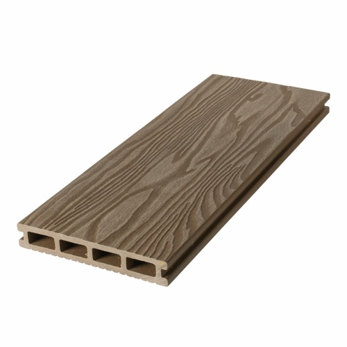 Террасная доска двухсторонняя орех TalverWood 3D 150*25мм (3 м) 3D текстура дерева, м.пог