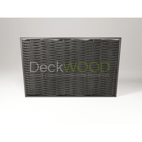 Плетеное ограждение DeckWOOD от 500 мм до 2900 мм черный