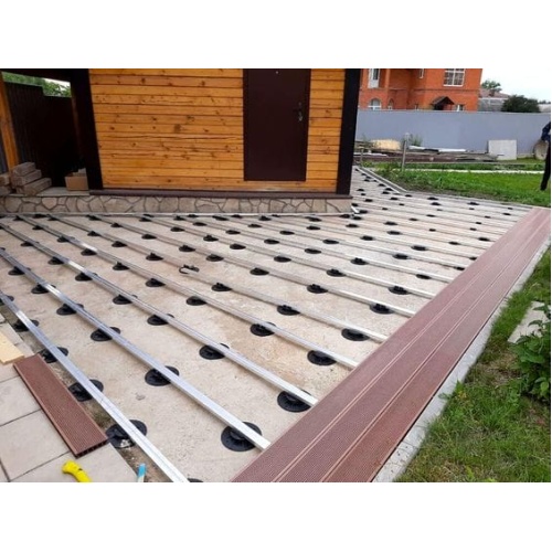 Полимерная доска Deckron 153*28мм, м.пог., Венге