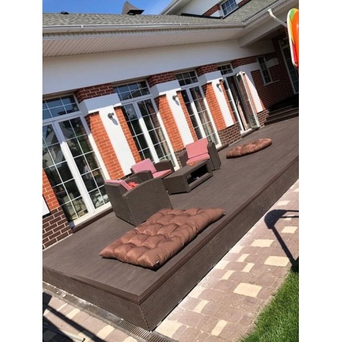 Полимерная доска Deckron 153*28мм, м.пог., Шоколадный