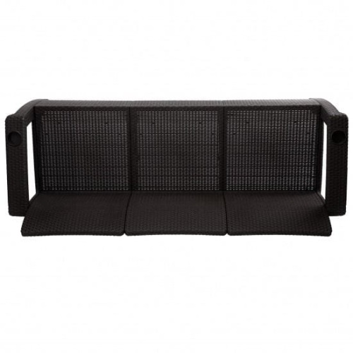 Диван Yalta Sofa3 Set (без подушек), Шоколадный