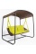 Плетеный диван Sky Bed Lite 2000 х1800м х1450мм коричневый