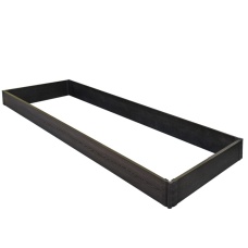 Средняя грядка из ДПК 3*1м h 225мм NauticPrime, Венге