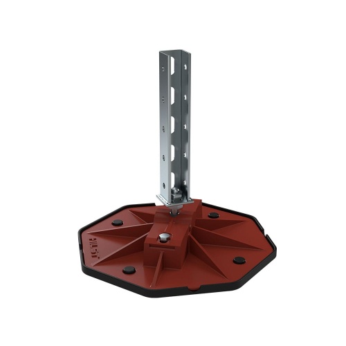 Кровельная опора HILST PLATFORM V 345*345*55мм с антивб.ковр.+h250мм