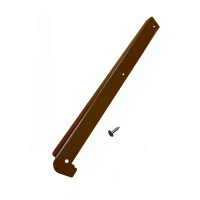 Комплект заглушек для ступени 320*25мм TalverWood micro, металл (2 шт.), Венге