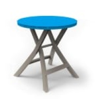 Стол Oregon голубой/ беж 70*70*72 см BISTRO TABLE (Брак)