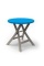Стол Oregon голубой/ беж 70*70*72 см BISTRO TABLE (Брак)