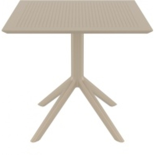 Стол пластиковый Siesta Contract Sky Table 80 бежевый