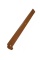 Комплект заглушек для ступени 320*25мм TalverWood micro, металл (2 шт.), Орех