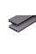 Террасная доска вельвет AISTONE из МПК 140*25*4000мм, за м.пог, Антрацит
