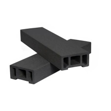 Поручень 76*38*2900 мм, PG, коллекция DENPASAR, за м.пог, Антрацит