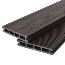 Террасная доска двухсторонняя венге TalverWood 3D 150*25 мм (4 м) 3D текстура дерева, м.пог
