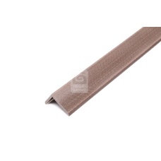 Уголок AISTONE 46*66*4000мм из МПК (микровельвет), за м.пог, Шоколадный