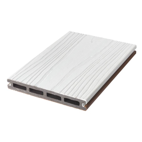Террасная доска co-extrusion 20*140*2900 мм 3D текстура дерева PREMIUM (2 стороны/2 цвета), м.пог, песочный+белый