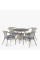 Комплект плетеной мебели Лион-1C T220CT/Y32-W85 Latte (4+1)