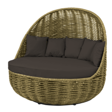 Диван Grand Nest д/в/ш/ 144х130х136см темно-зеленый