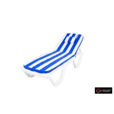 Матрас для шезлонгов B:rattan Nilo и Miami Италия бело синий