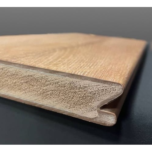 Пластиковая композитная доска Polivan PIONEER CANDIDASA 145х2х5800 мм 3D фактура, за м.пог, spotted gum