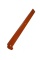 Комплект заглушек для ступени 320*25мм TalverWood micro, металл (2 шт.), тик