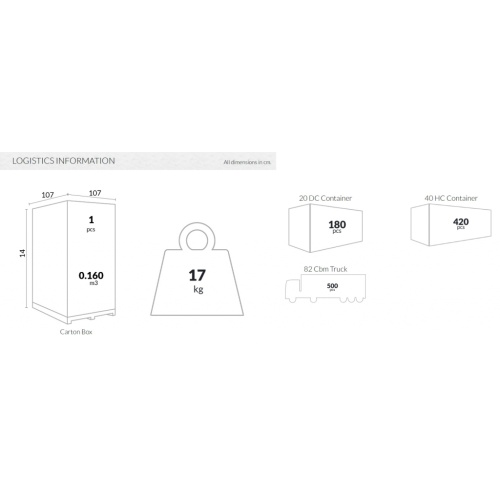 Стол пластиковый Siesta Contract Sky Table Ø105