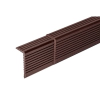 Уголок ДПК для досок Deckron, Darvolex, Ecodeck 35*70*4000мм, за м.пог., Коричневый