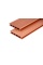 Террасная доска вельвет AISTONE из МПК 140*25*4000мм, за м.пог, Терракота