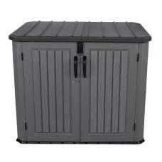 Ящик пластиковый WoodLook, 1380 л, Серый