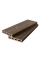 Террасная доска двухсторонняя орех TalverWood 3D 150*25мм (4 м) вельвет, м.пог
