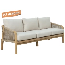 Диван деревянный трехместный Tagliamento Ravona KD