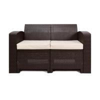 Диван двухместный Rattan premium (2-х местная подушка), венге
