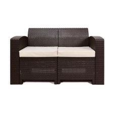 Диван двухместный Rattan premium (2-х местная подушка), венге