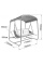 Плетеный диван Sky Bed Lite 2000 х1800м х1450мм песочный