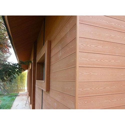 Фасадная панель из ДПК Holzhof 180*14*3000 мм дуб, за м.пог
