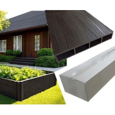 Грядка из ДПК 3*1м AIWoodek в коробке (размер коробки 1400х300х200 мм), 270 мм