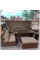 Комплект мебели с диваном AFM-320B-T320 Brown