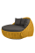 Диван-кровать Nestbed с откидным верхом д/ш/в/ 180х180х105см желтый