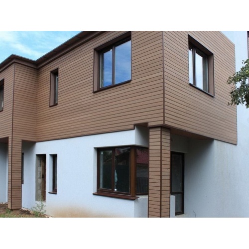 Фасадная панель из ДПК Holzhof 180*14*3000 мм дуб, за м.пог