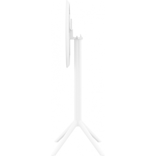 Стол пластиковый барный складной Siesta Contract Sky Folding Bar Table 60 белый